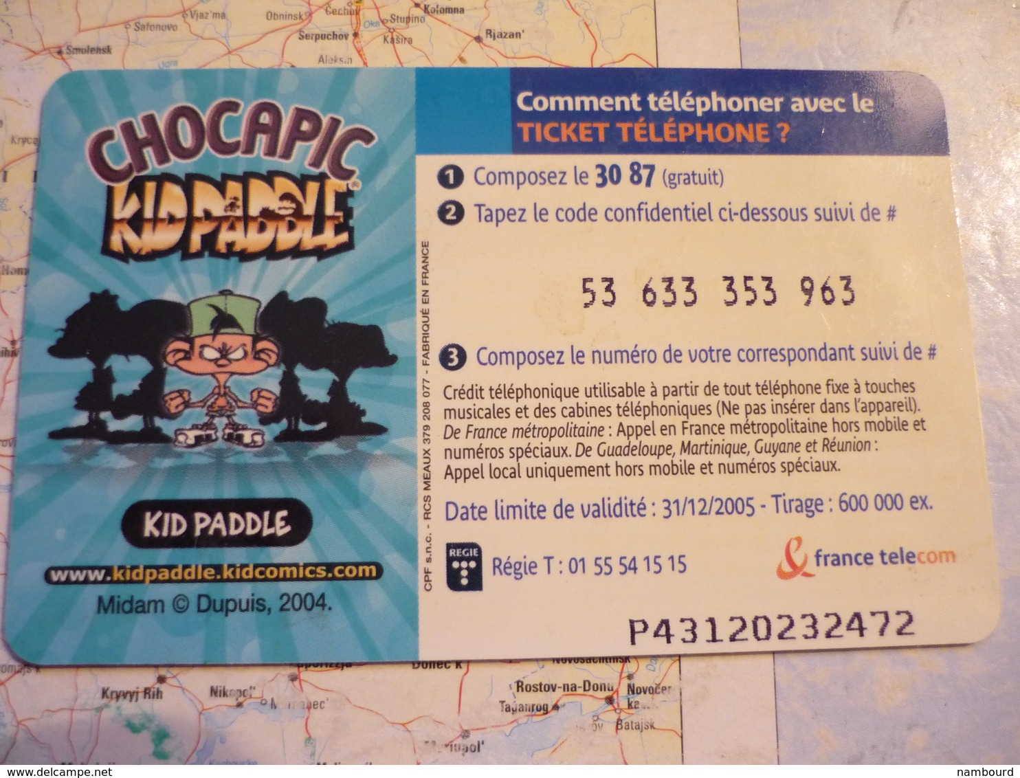 Kidpaddle / Dupuis 3mn Offertpar Chocapic - BD