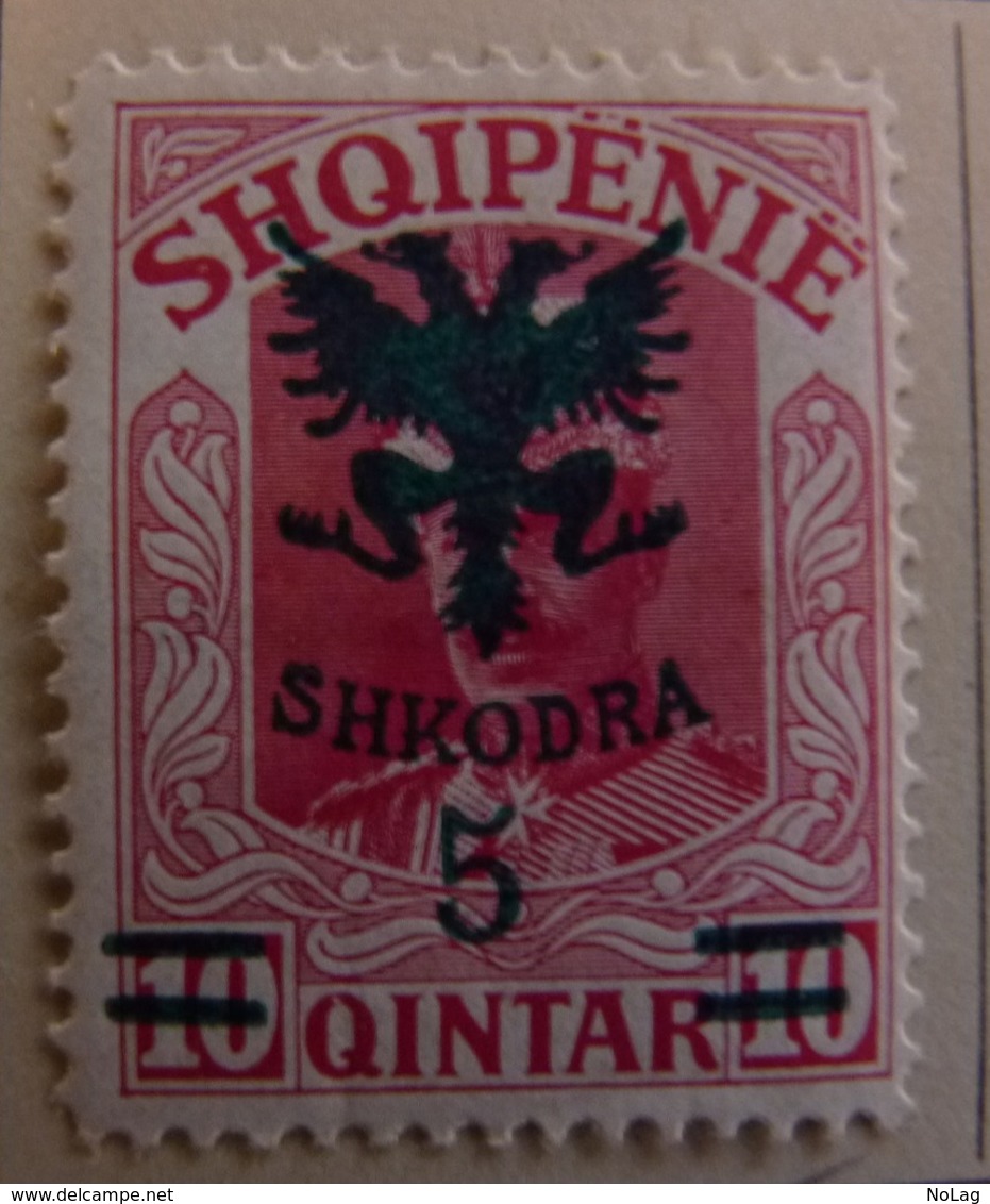 Albanie 1920 Y&T N° 99 - 5 Q.s.10 P. Rose - Neuf * - Albania