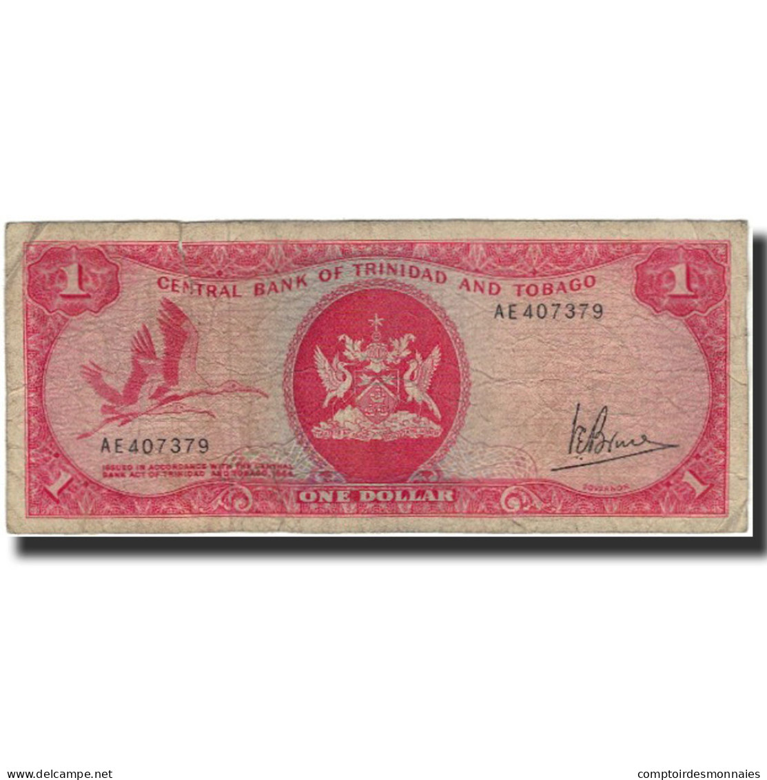 Billet, Trinidad And Tobago, 1 Dollar, KM:30a, B - Trindad & Tobago