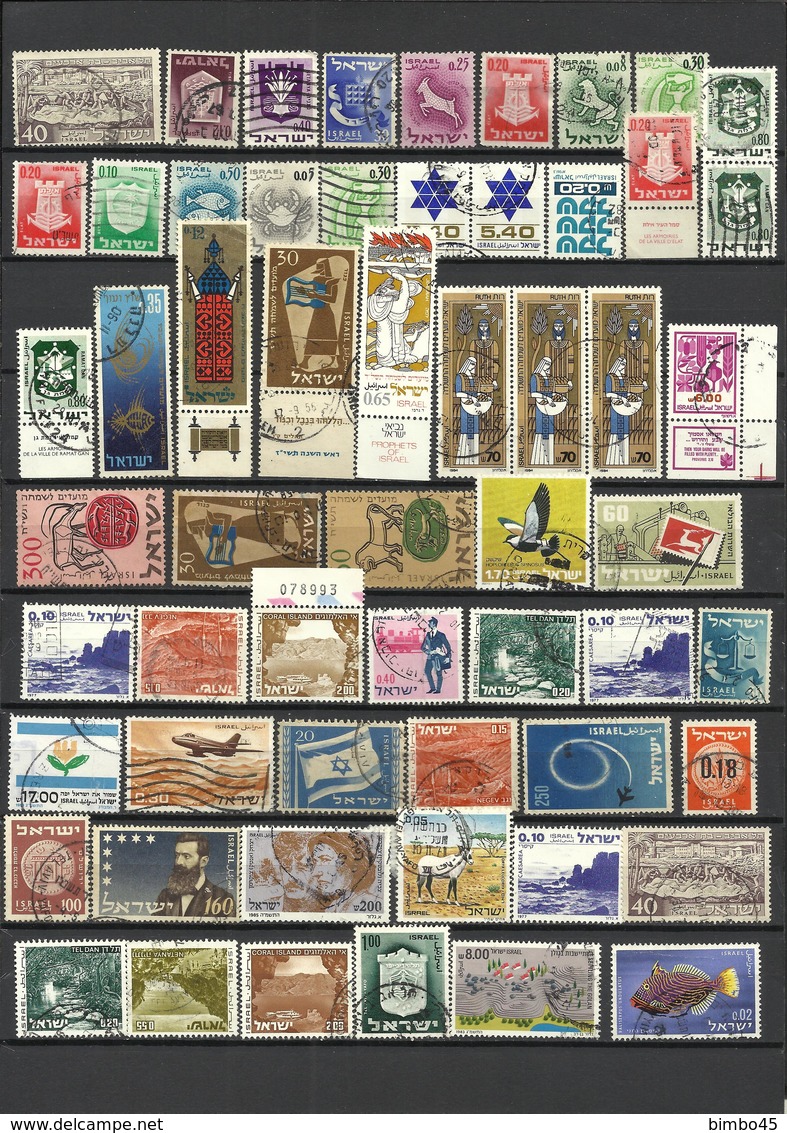 LOT STAMPS ISRAEL --USED ( 3 ) - Collections, Lots & Séries