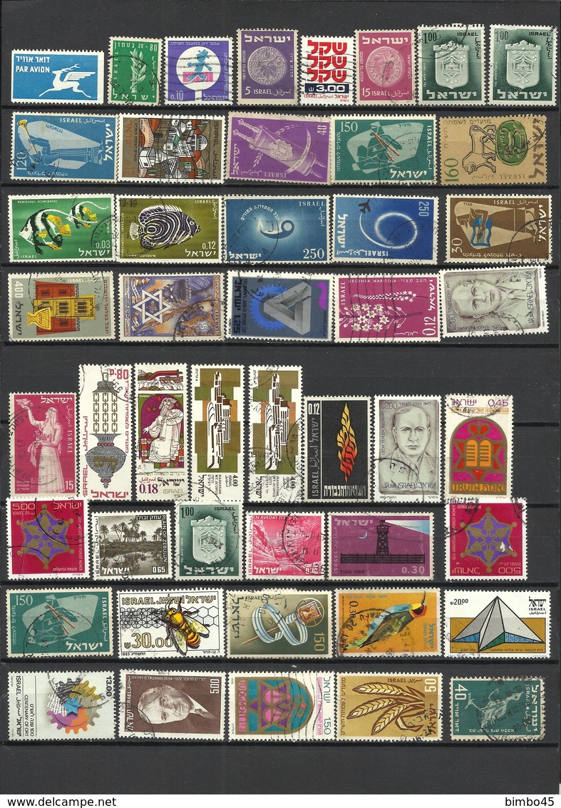 LOT STAMPS ISRAEL --USED ( 3 ) - Collections, Lots & Series