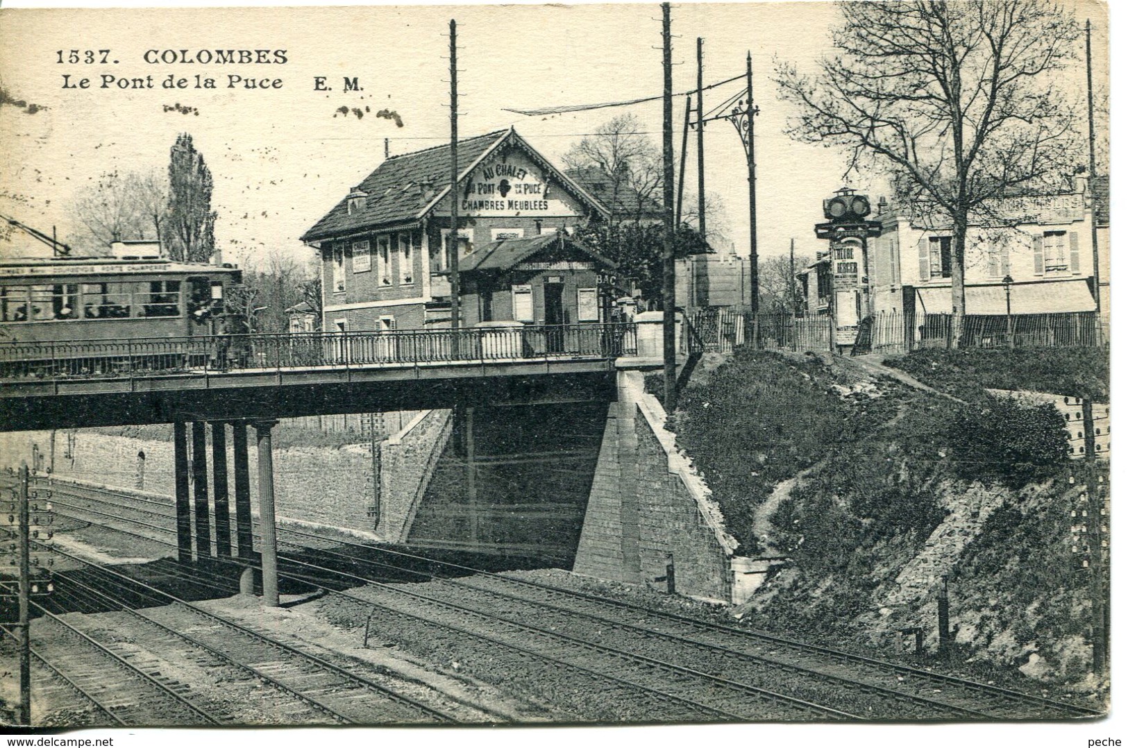 N°3636 T -cpa Colombes -le Pont De La Puce- - Ouvrages D'Art