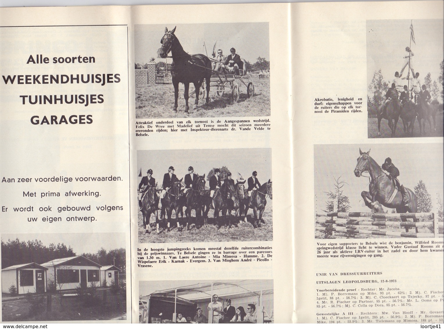 Tijdschrift Paardensport - De Hoefslag - 1973 - Sports