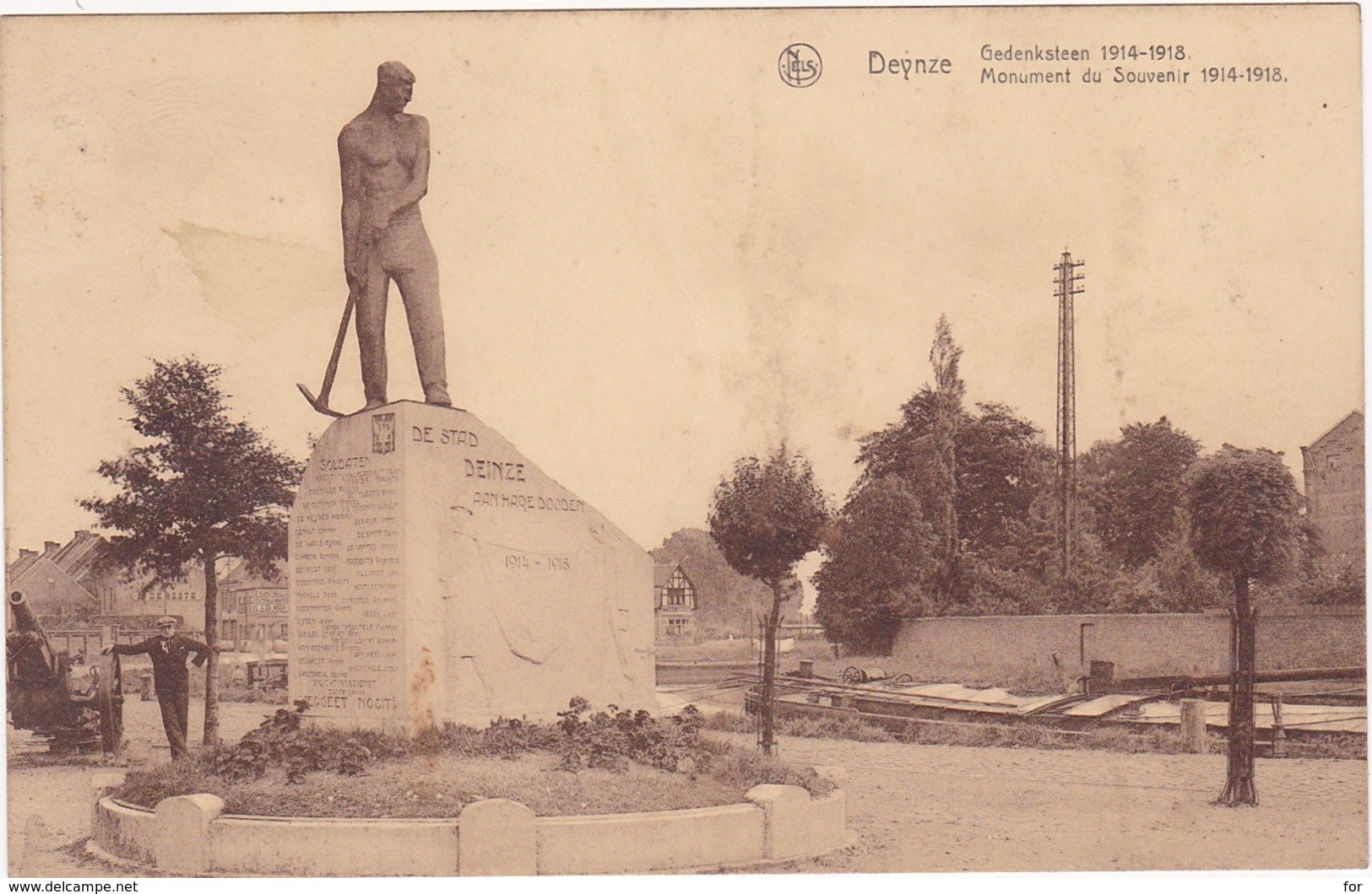 Flandre Orientale : DEINZE - DEYNZE : Monument Du Souvenir Guerre 1914-1918 : ( Militaire - Monument Aux Morts ) - Deinze