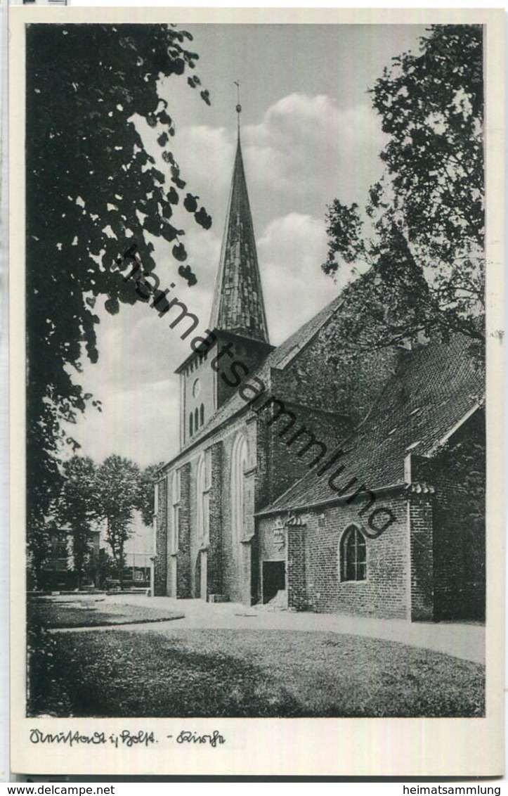 Neustadt-Holstein - Kirche - Verlag Schöning & Co. Lübeck 40er Jahre - Neustadt (Holstein)