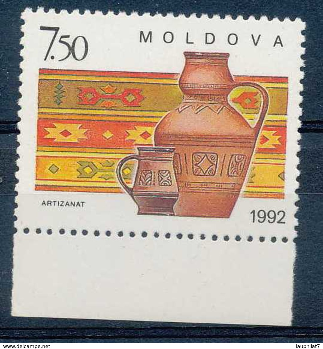 [65339]TB//**/Mnh-N° 43, Artisanat Moldave, Tissage Et Poteries - Moldavie