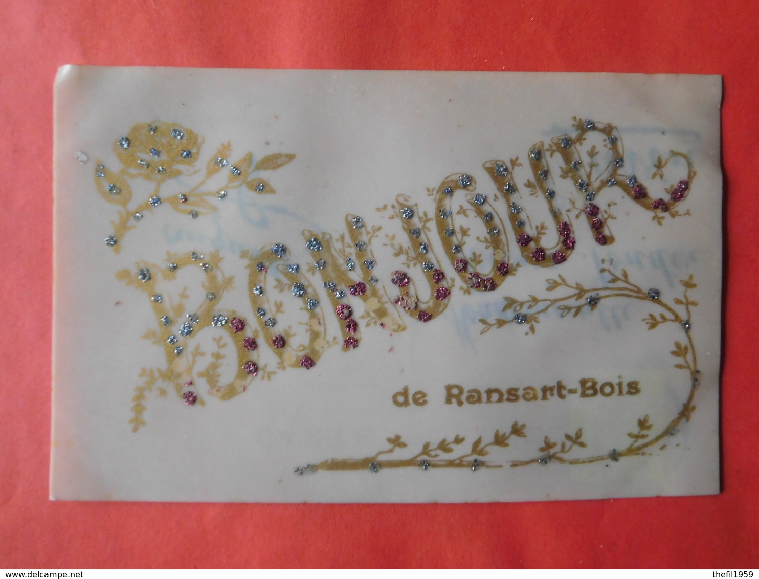 Ransart 1908 "Un Bonjour De Ransart-Bois" / Fantaisie - Charleroi