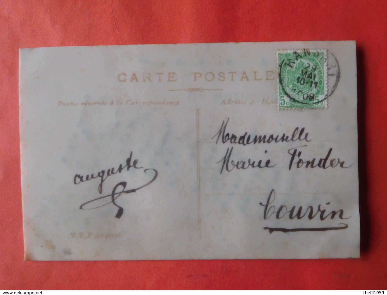 Ransart 1908 "Un Bonjour De Ransart-Bois" / Fantaisie - Charleroi