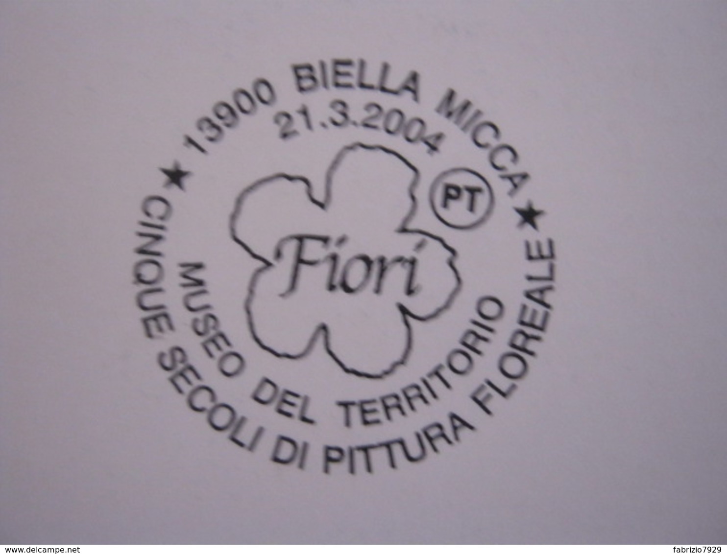 A.14 ITALIA ANNULLO 2004 BIELLA ARTE 5 SECOLI PITTURA FLOREALE MUSEO TERRITORIO FIORE FIORI FLOWERS ART CARD ANDY WARHOL - Altri & Non Classificati