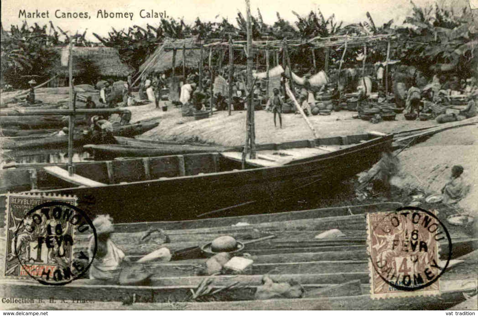 DAHOMEY - Carte Postale - Marché Des Pirogues à Abomey - L 53216 - Dahomey