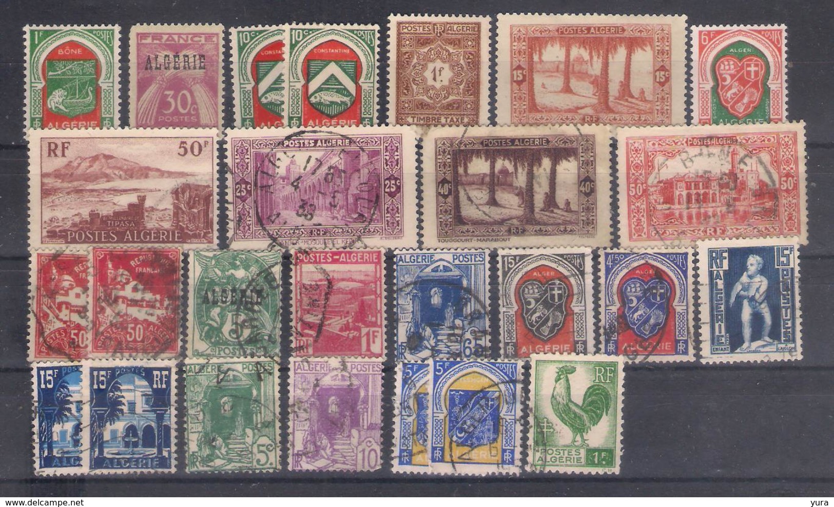 Alger Lot 88  26 Different  MNH-5, Mint-3, Used-18 - Lots & Serien