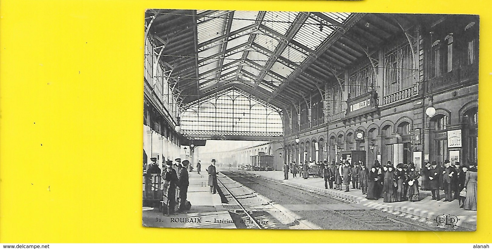 ROUBAIX Intérieur De La Gare (ELD) Nord (59) - Roubaix