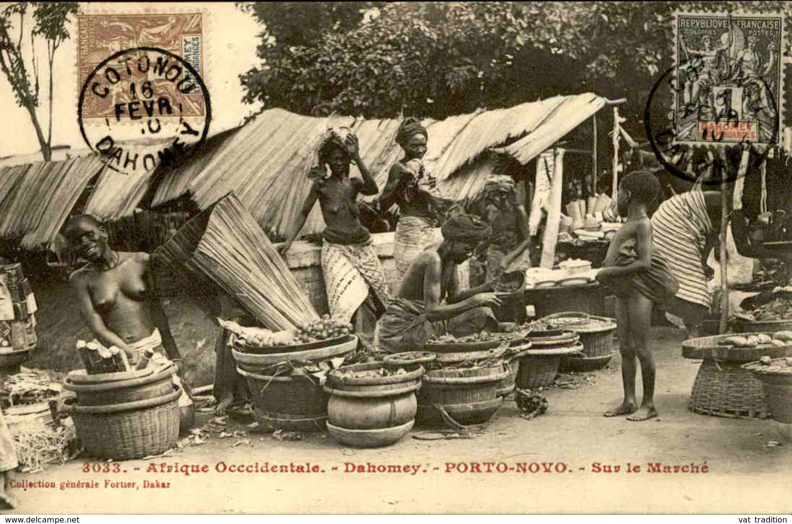 DAHOMEY - Carte Postale - Porto Novo , Vue Sur Le Marché - L 53234 - Dahomey