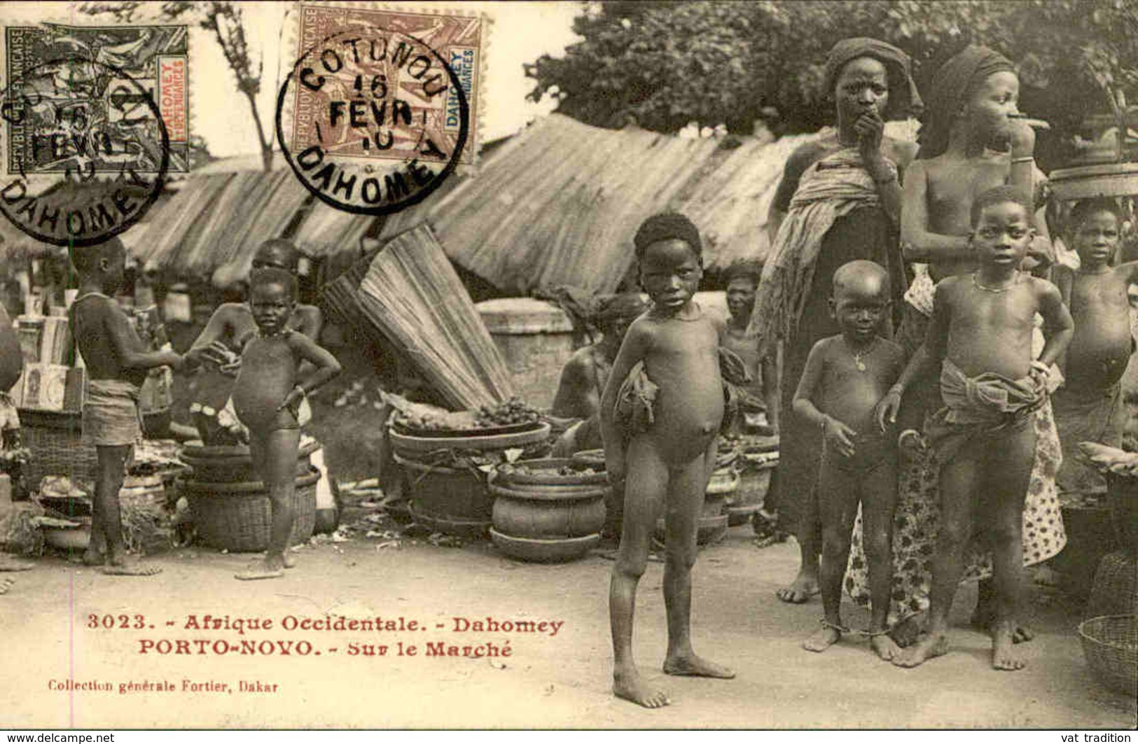 DAHOMEY - Carte Postale - Porto Novo - Sur Le Marché - L 53238 - Dahomey