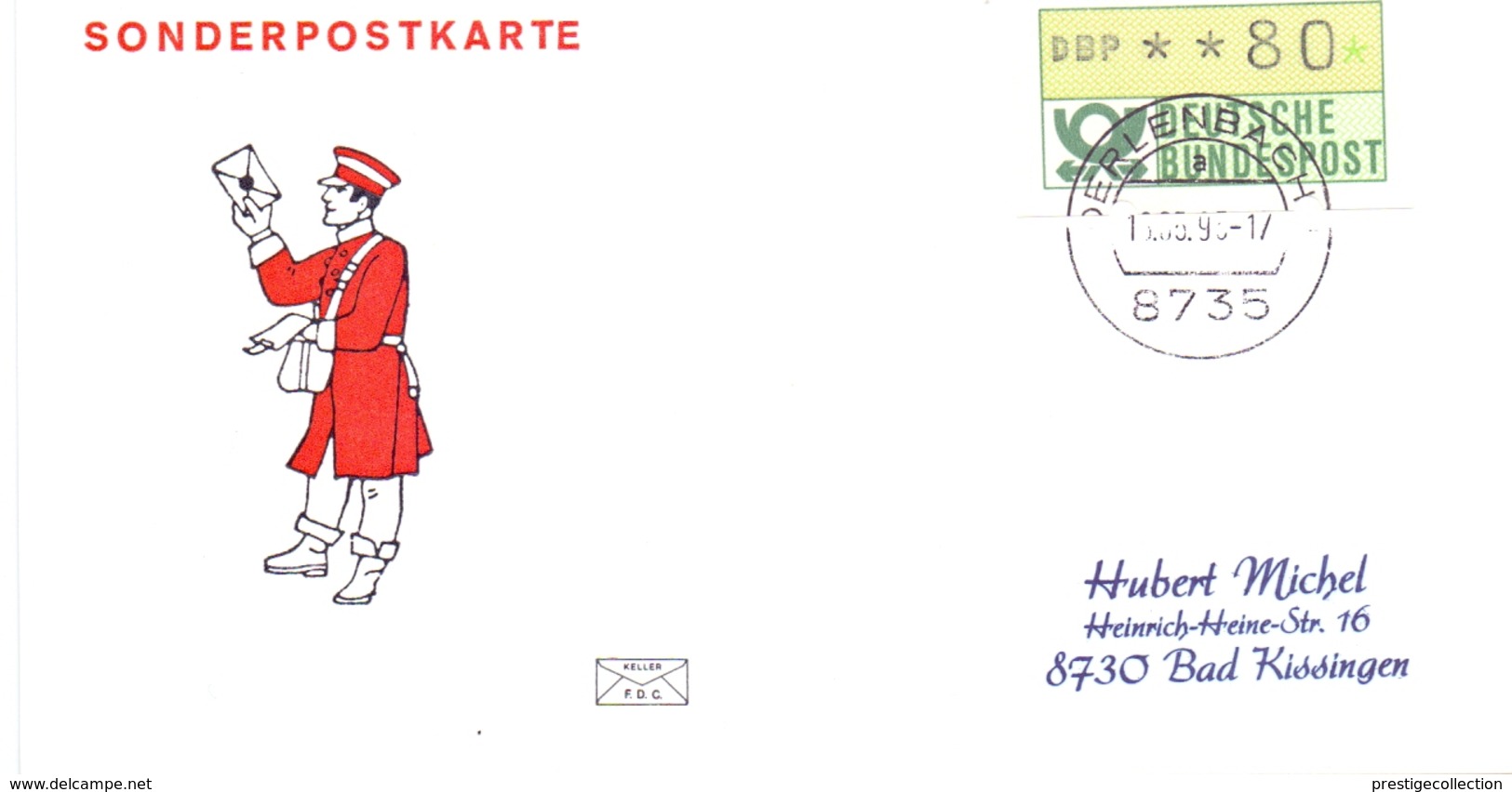 GERMANY DEUTSCHE BUNDESPOST FDC  (FEB20847) - 1° Giorno – FDC (foglietti)