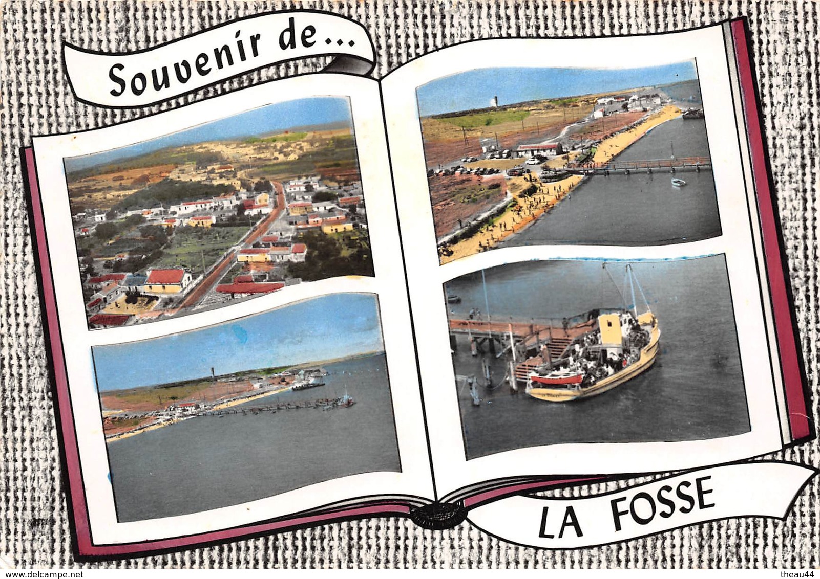 ¤¤  -   ILE-de-NOIRMOUTIER   -   LA FOSSE  -  Vue Générale - Plage, Embarcadère, Bateau Passeur "LE GOULET "       -  ¤¤ - Ile De Noirmoutier