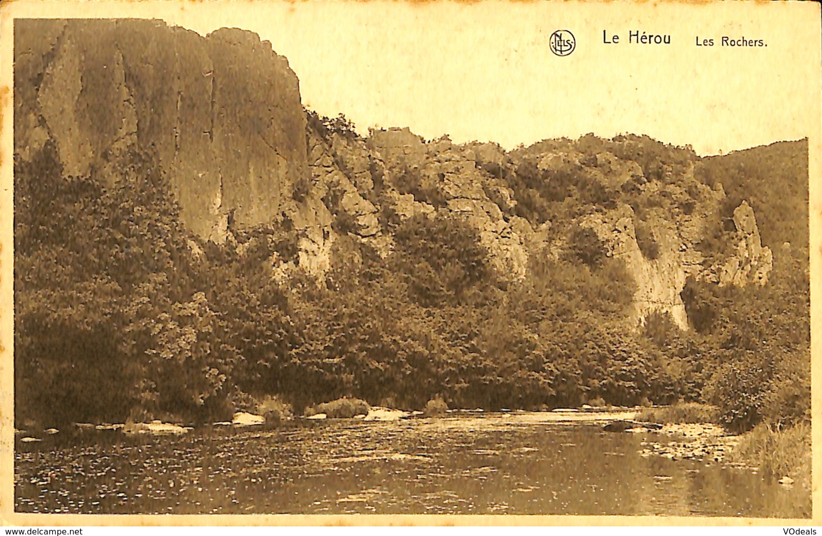 CPA - Belgique - Le Hérou - Les Rochers - Houffalize