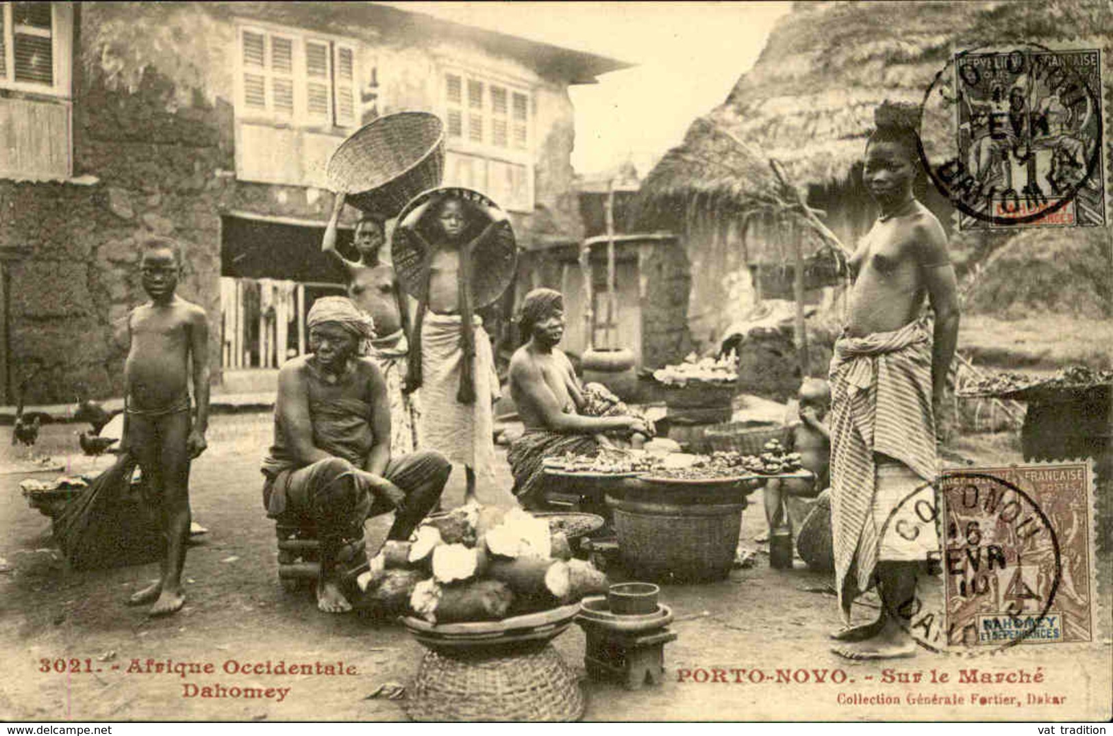 DAHOMEY - Carte Postale - Porto Novo - Sur Le Marché - L 53239 - Dahomey