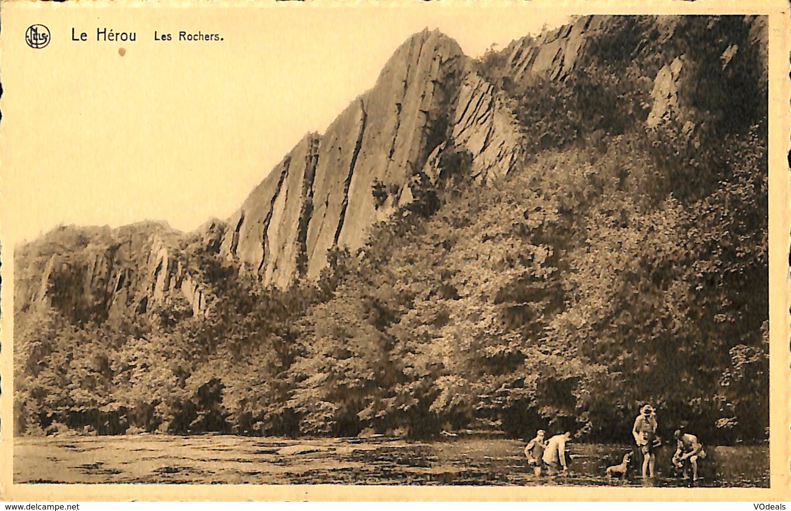 CPA - Belgique - Le Hérou - Les Rochers - Houffalize