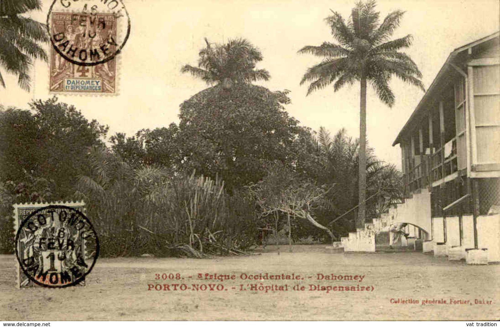 DAHOMEY - Carte Postale - Porto Novo - L'Hôpital Et Le Dispensaire - L 53253 - Dahomey