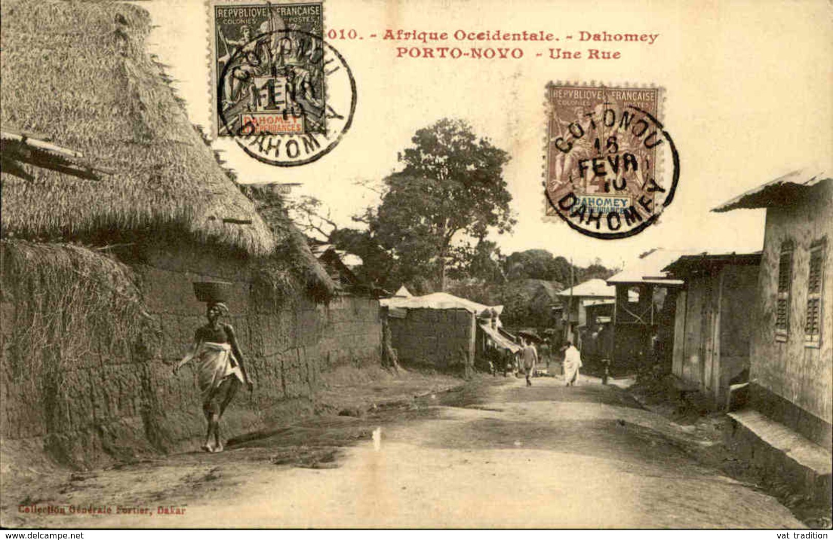 DAHOMEY - Carte Postale - Porto Novo - Une Rue - L 53255 - Dahomey