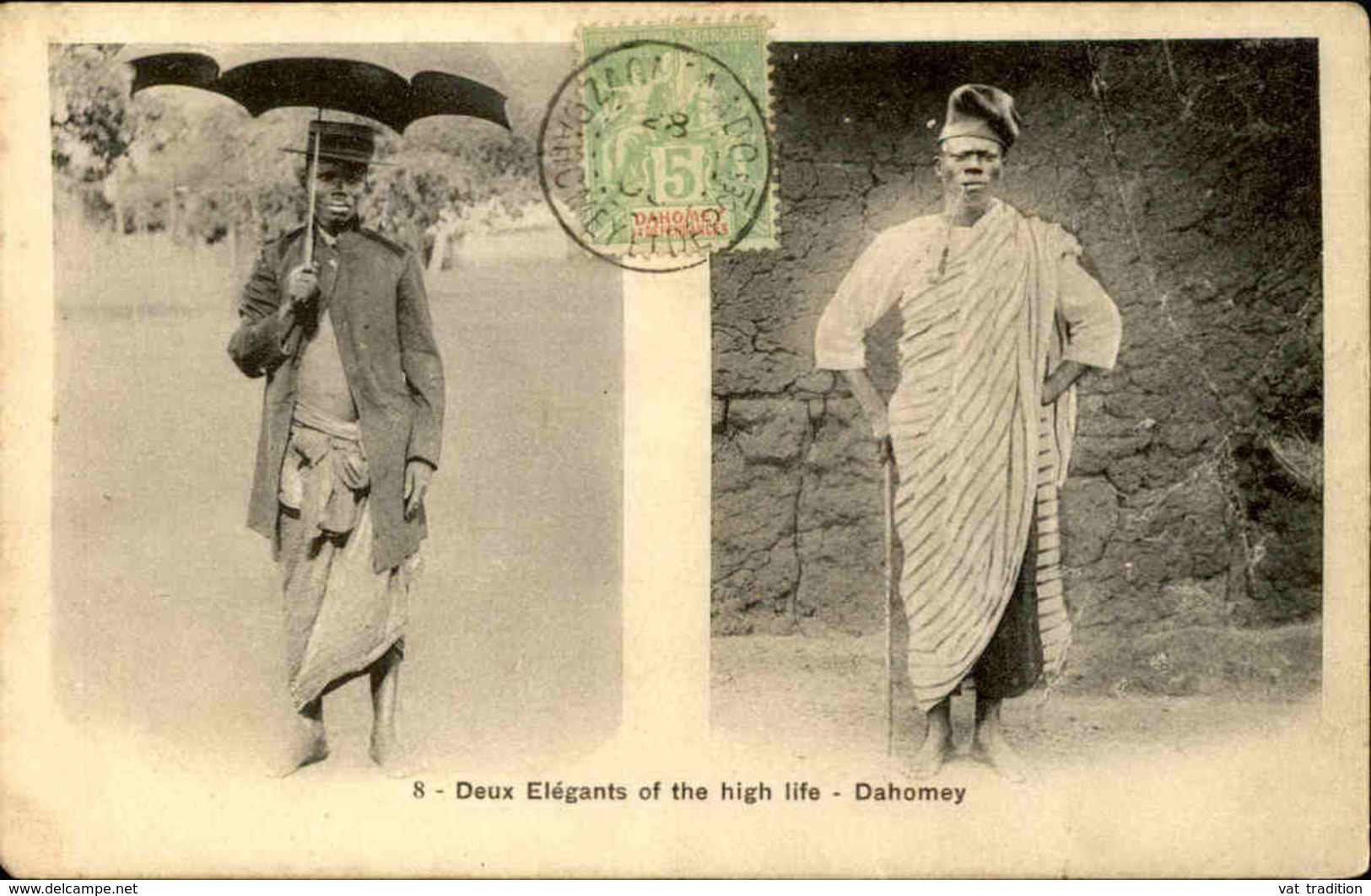 DAHOMEY - Carte Postale - Deux Elégants Of The High Life - L 53257 - Dahome