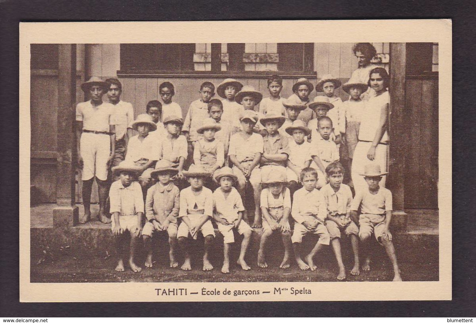 CPA Tahiti Océanie Océania Polynésie école Non Circulé - Tahiti