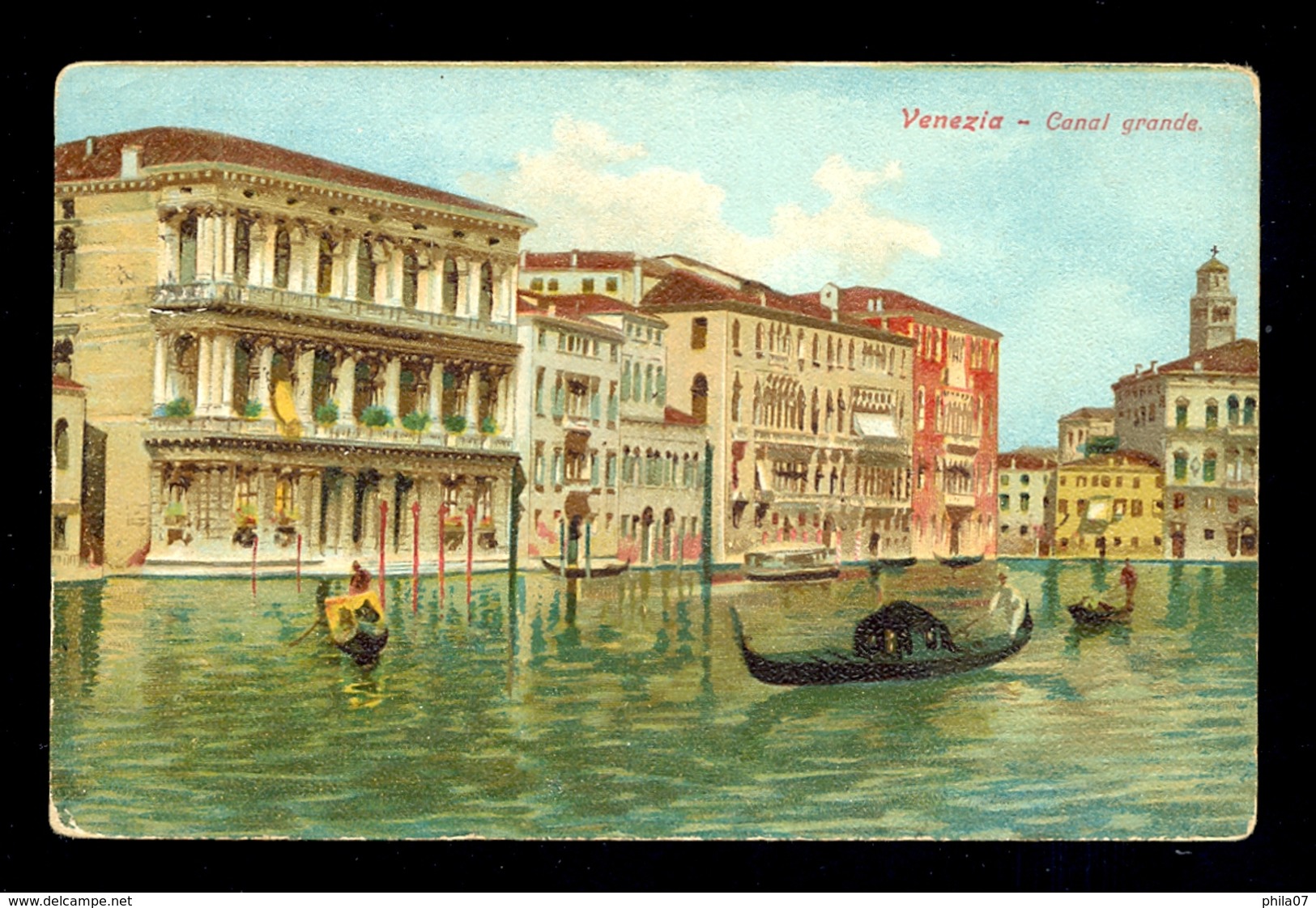 Italy, Croatia - Postcard Of Venezia Cancelled By T.P.O. CASTELNUOVO-VALASICANA, Postmark 15.02. 1922. - Otros & Sin Clasificación