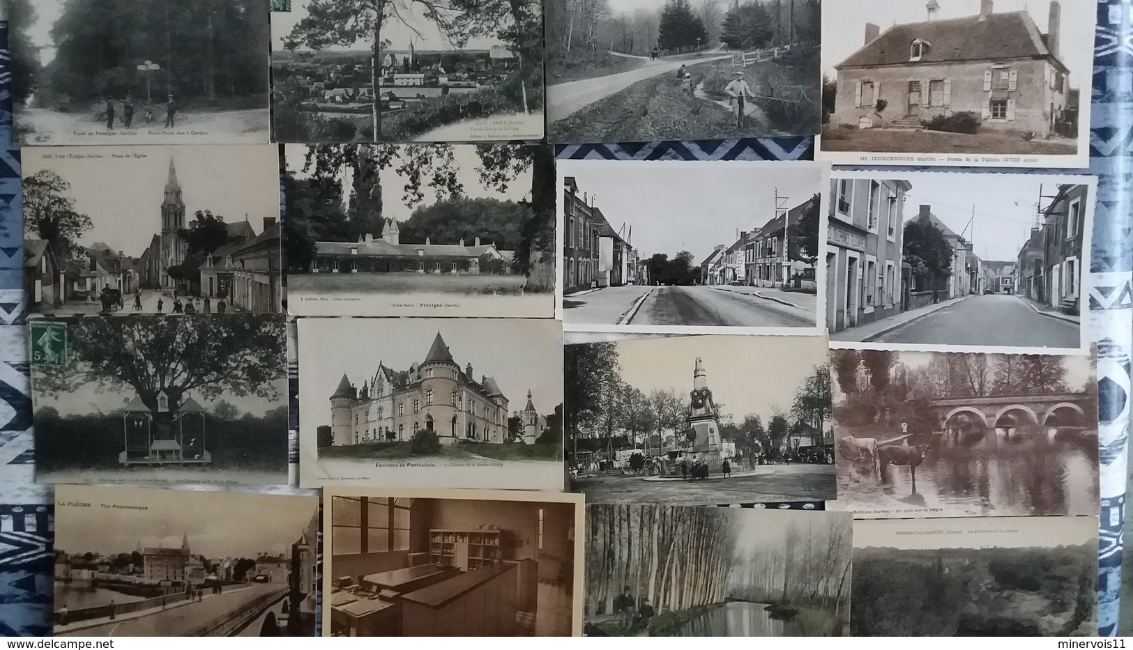 45 Cartes De La Sarthe - Villes - Villages - Other & Unclassified