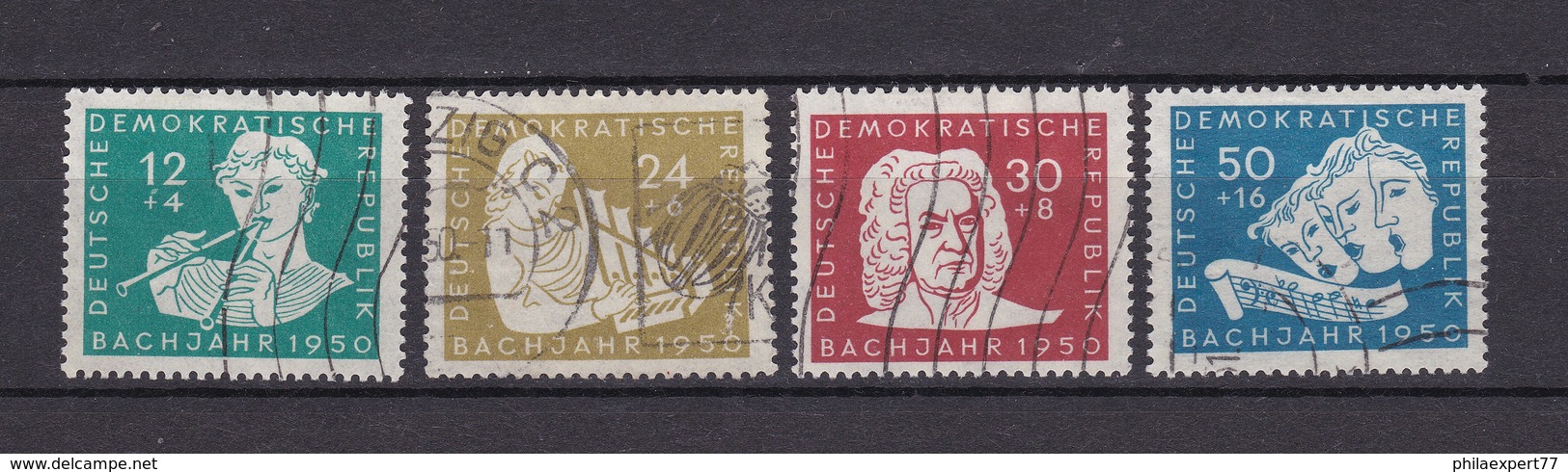 DDR - 1950 - Michel Nr. 256/259 - Gest. - 75 Euro - Gebraucht