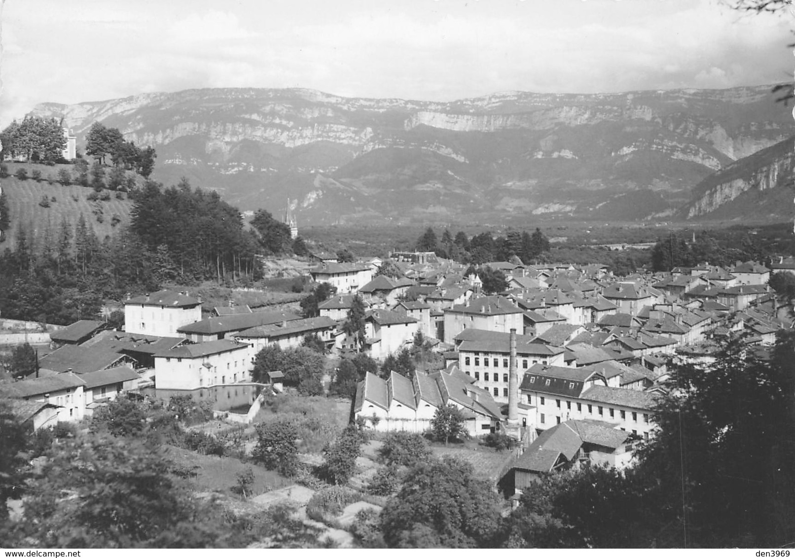 VINAY - Vue Générale - Collection A. Savigny - Philatélie Cachet Hexagonal En Pointillés Notre-Dame De L'Osier - Vinay