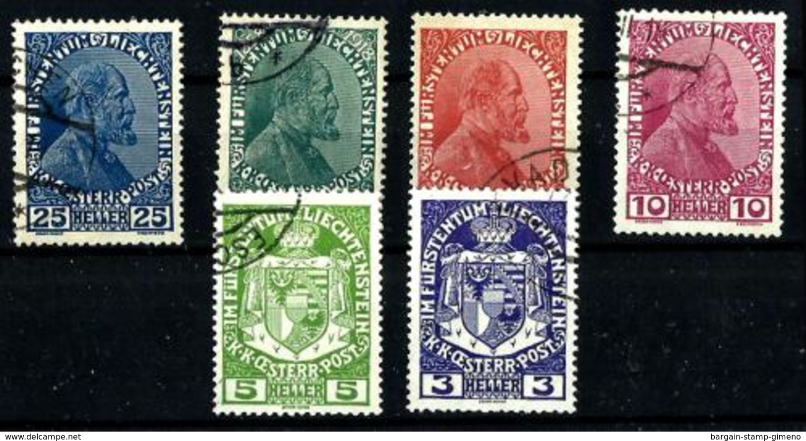 Liechtenstein Nº 4/9 Usado. Cat.12€ - Usados