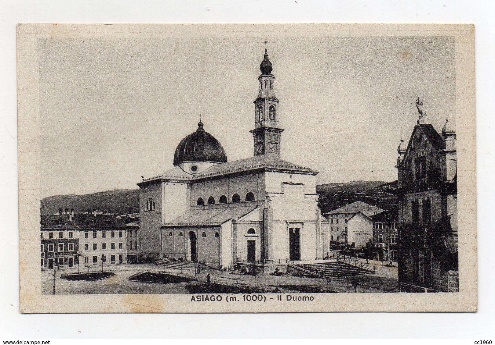 Asiago (Vicenza) - Il Duomo - Viaggiata Nel 1946 - (FDC20006) - Vicenza
