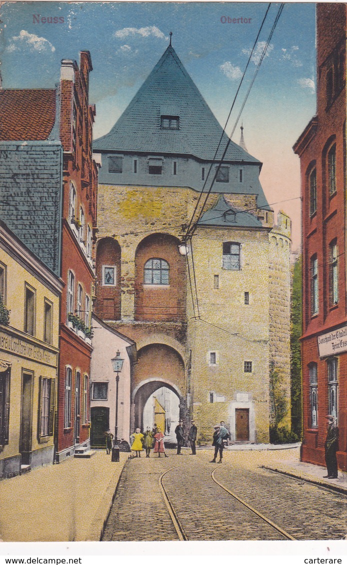 Allemagne,GERMANY,deutschland,rhénanie Du Nord,westphalie,NEUS,1912,COMMERCE,HABITANT DE L'EPOQUE - Neuss