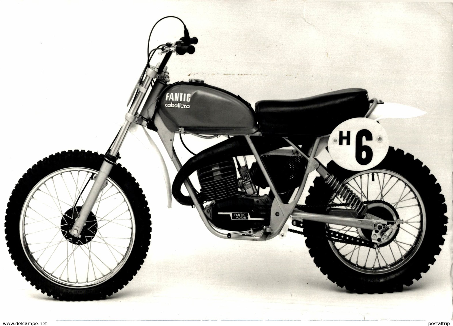 Fantic Caballero +-20cm*14cm Moto MOTOCROSS MOTORCYCLE Douglas J Jackson Archive Of Motorcycles - Other & Unclassified