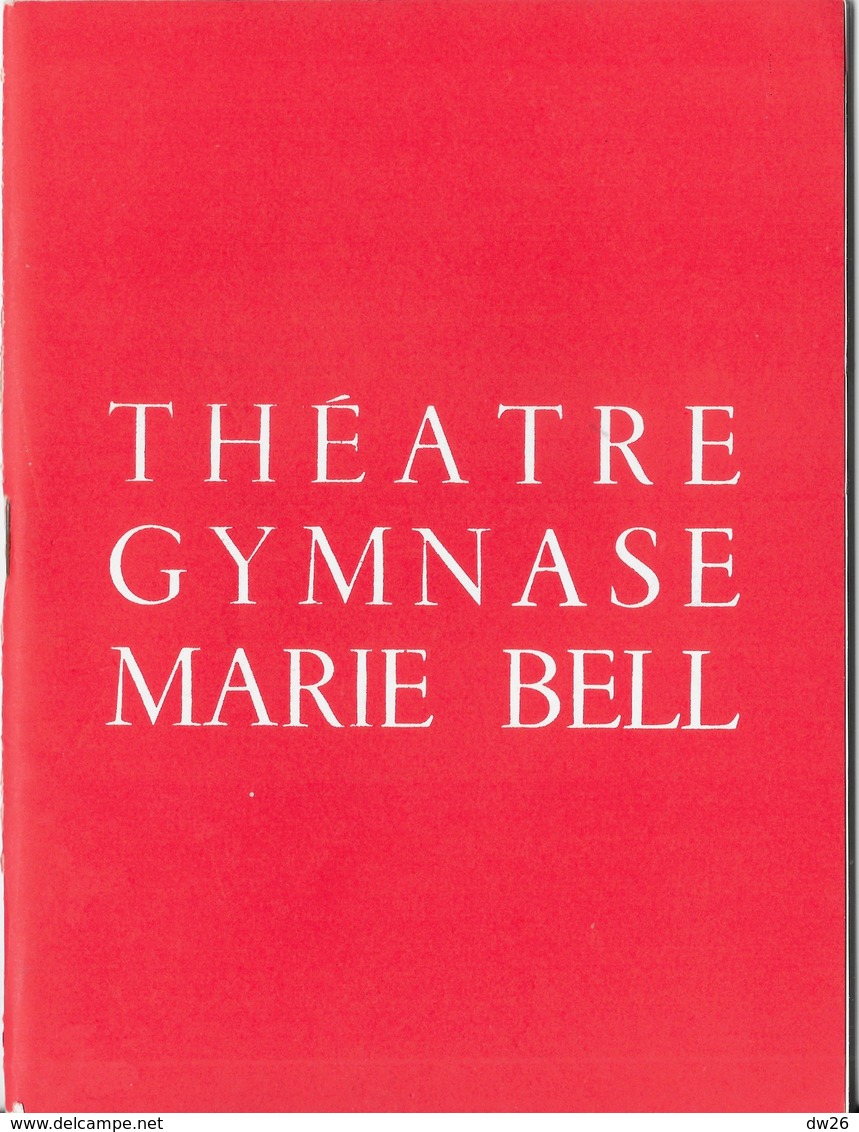 Programme Théâtre Du Gymnase Marie Bell - Pièce Le Vison Voyageur Avec Poiret Et Serrault 1969 - Programmes
