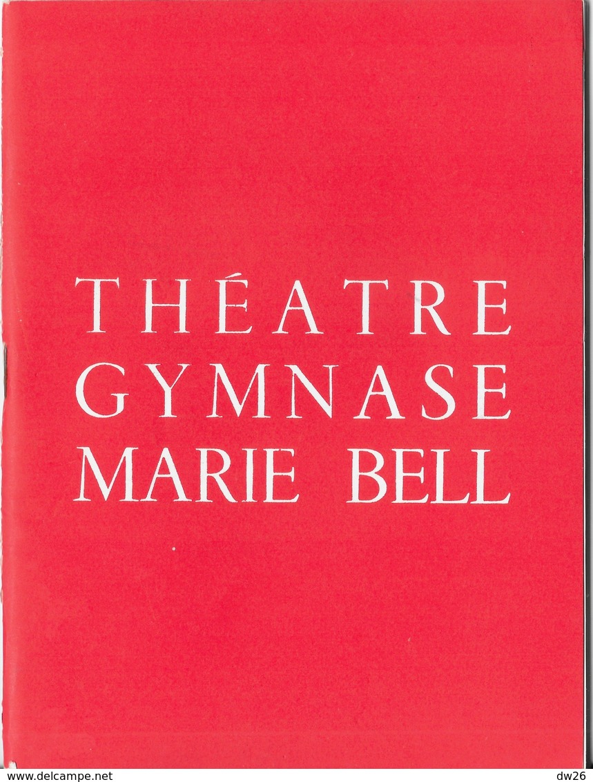 Programme Théâtre Du Gymnase Marie Bell - Pièce Le Vison Voyageur Avec Poiret Et Serrault 1969 - Programas