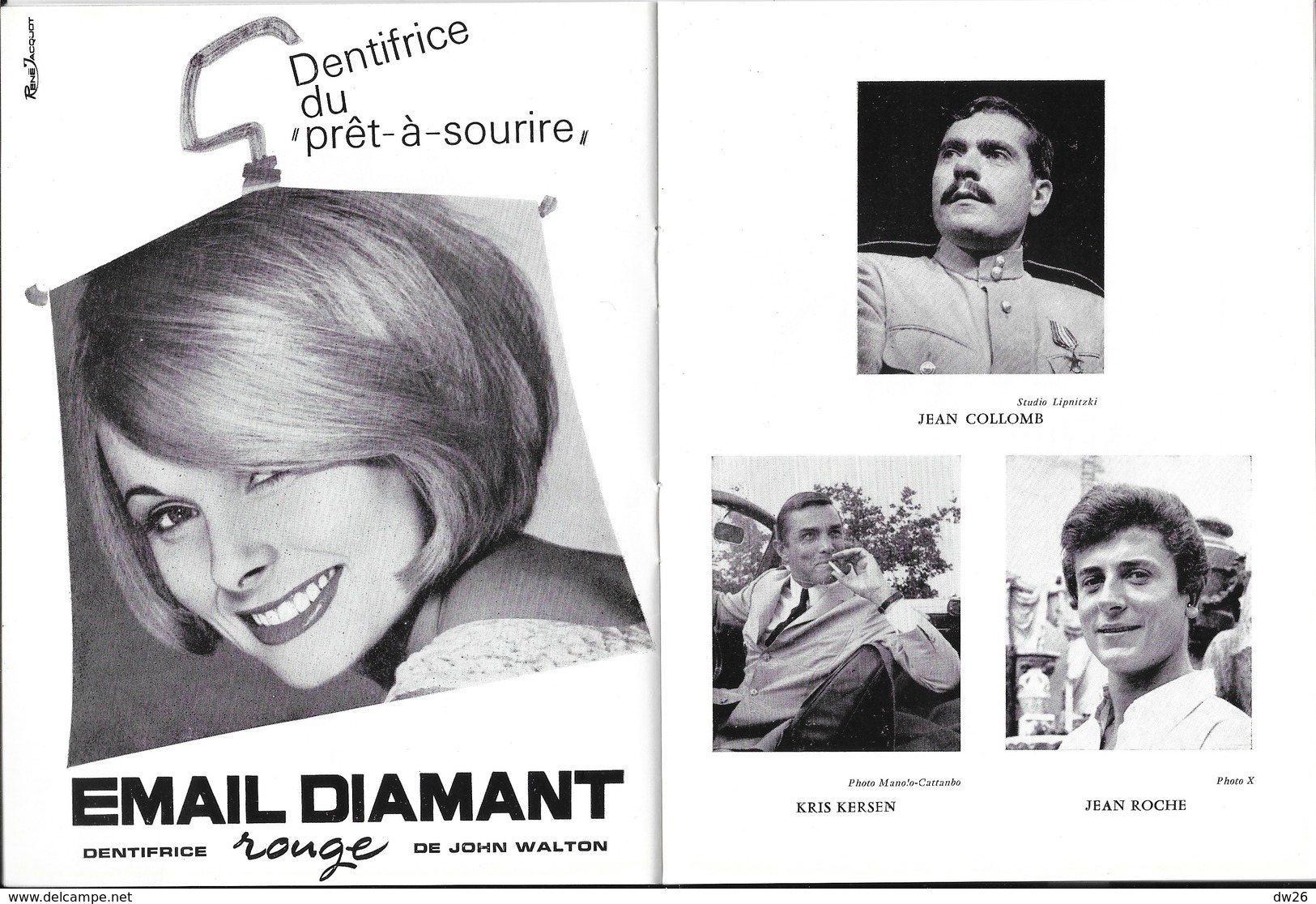 Programme Théâtre Galas Charles Baret - Pièce: L'Amour Des 4 Colonels De Peter Ustinov 1966 Avec Antony Stuart - Programas