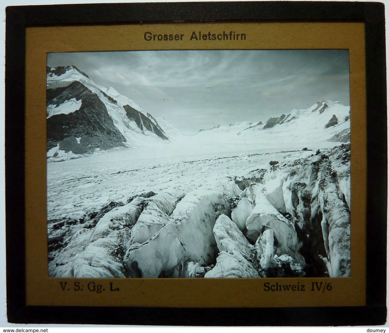 GROSSER ALETSCHFIRN - SUISSE - Diapositivas De Vidrio