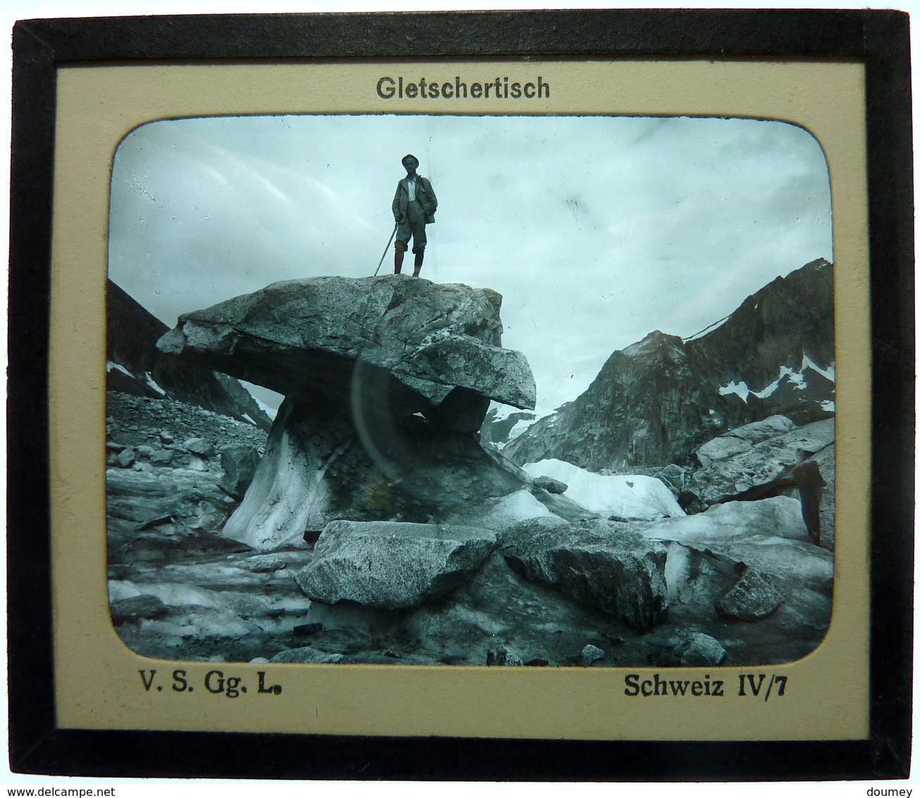 GLETSCHERTISCH - SUISSE - Glass Slides
