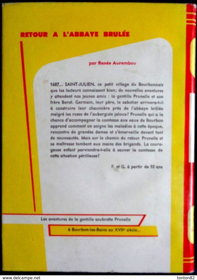 Renée Aurembou - Retour à L'Abbaye Brûlée - Bibliothèque Rouge Et Or  2.702 - (1968) - Bibliothèque Rouge Et Or