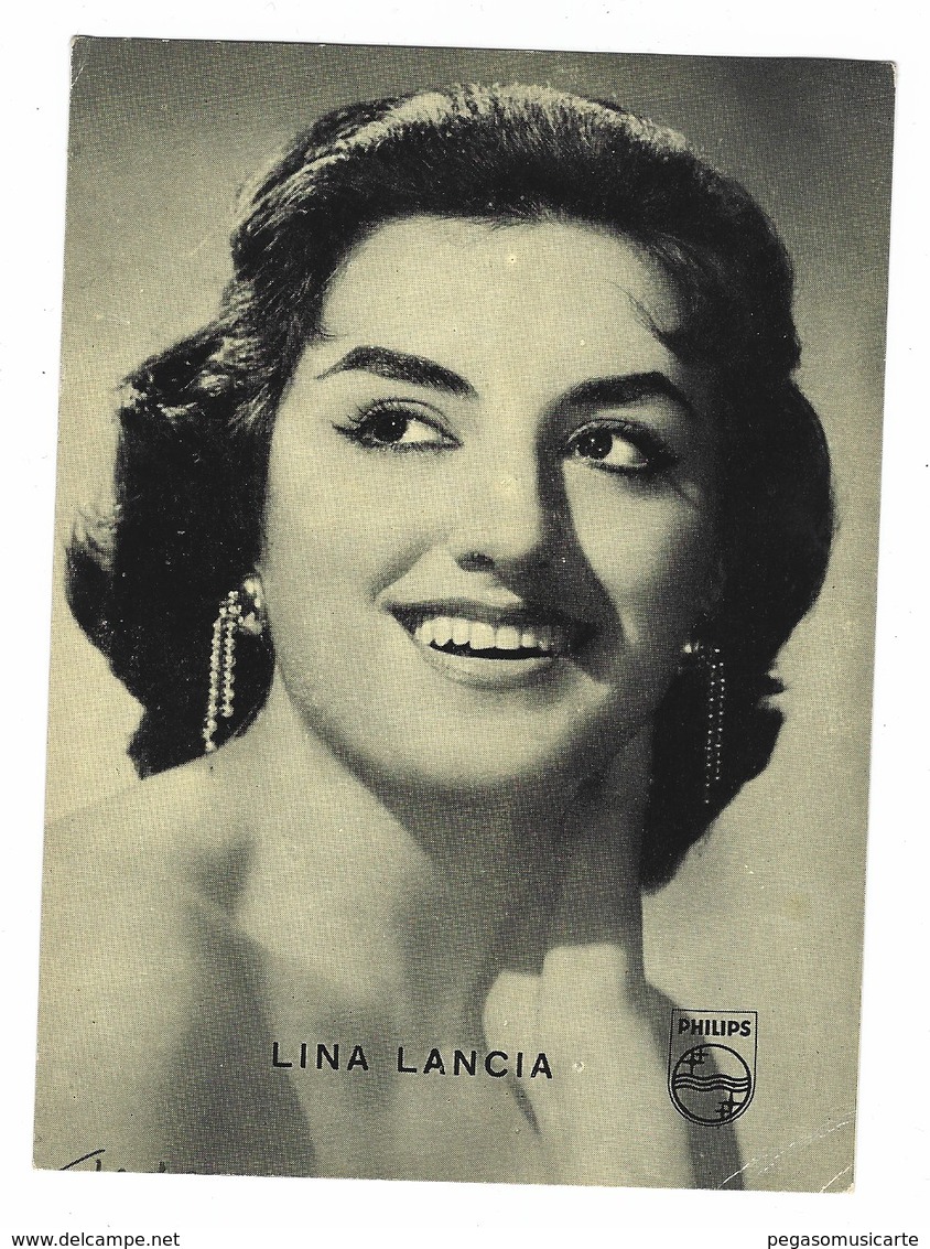 3426 - LINA LANCIA DISCHI PHILIPS 1950 CIRCA - Donne Celebri