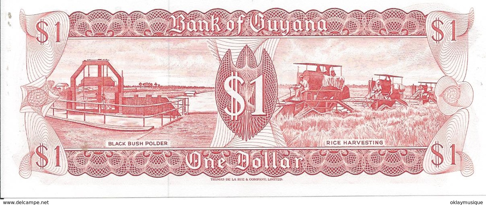 1 Dollars 1966 - Guyana