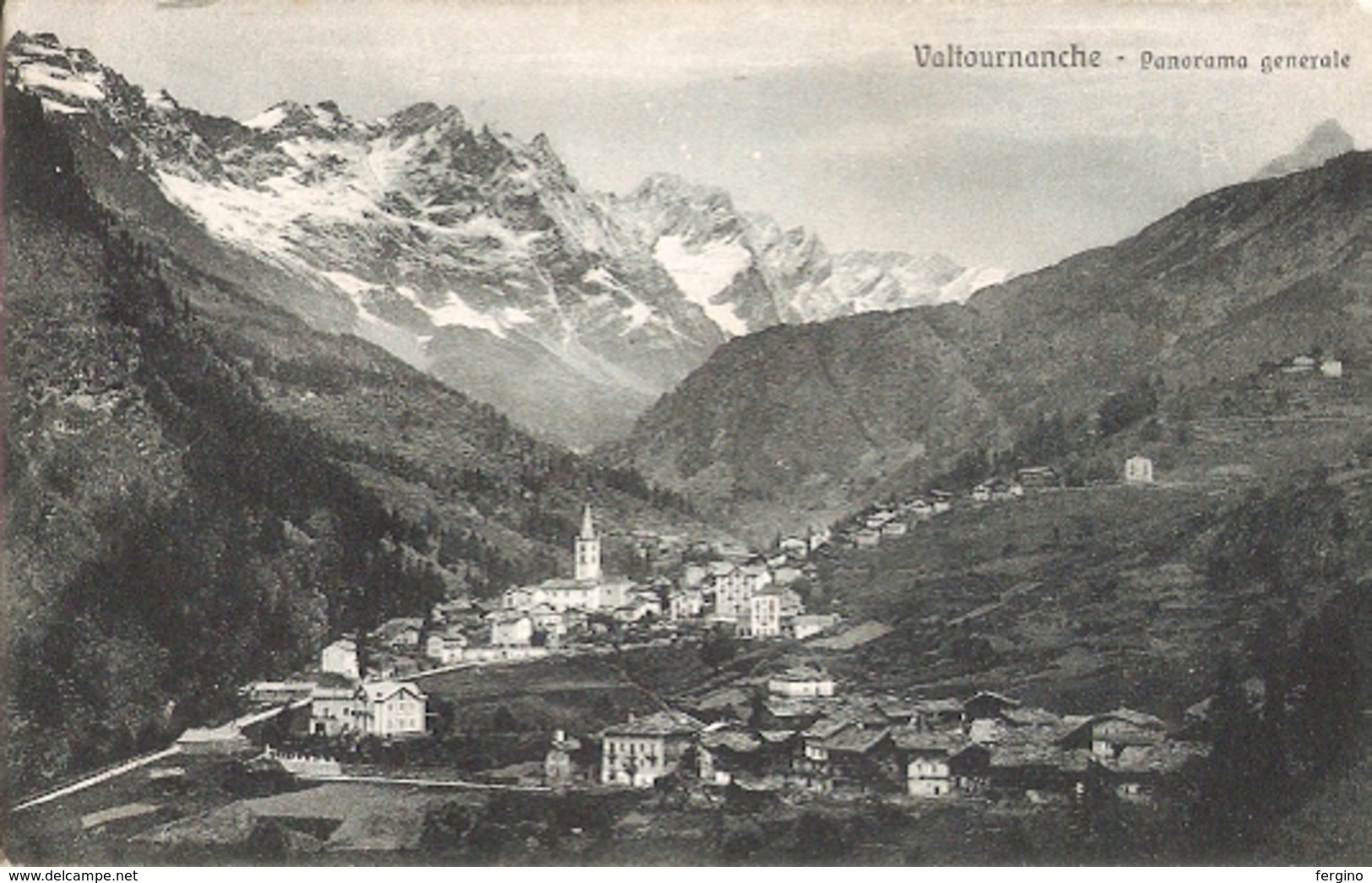 127/FP/20 - AOSTA - VALTOURNANCHE: Panorama - Altri & Non Classificati