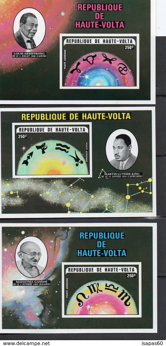 République De Haute Volta - 3 Feuillets Poste Aérienne " Signes Astrologiques  "  Neuf - Alto Volta (1958-1984)