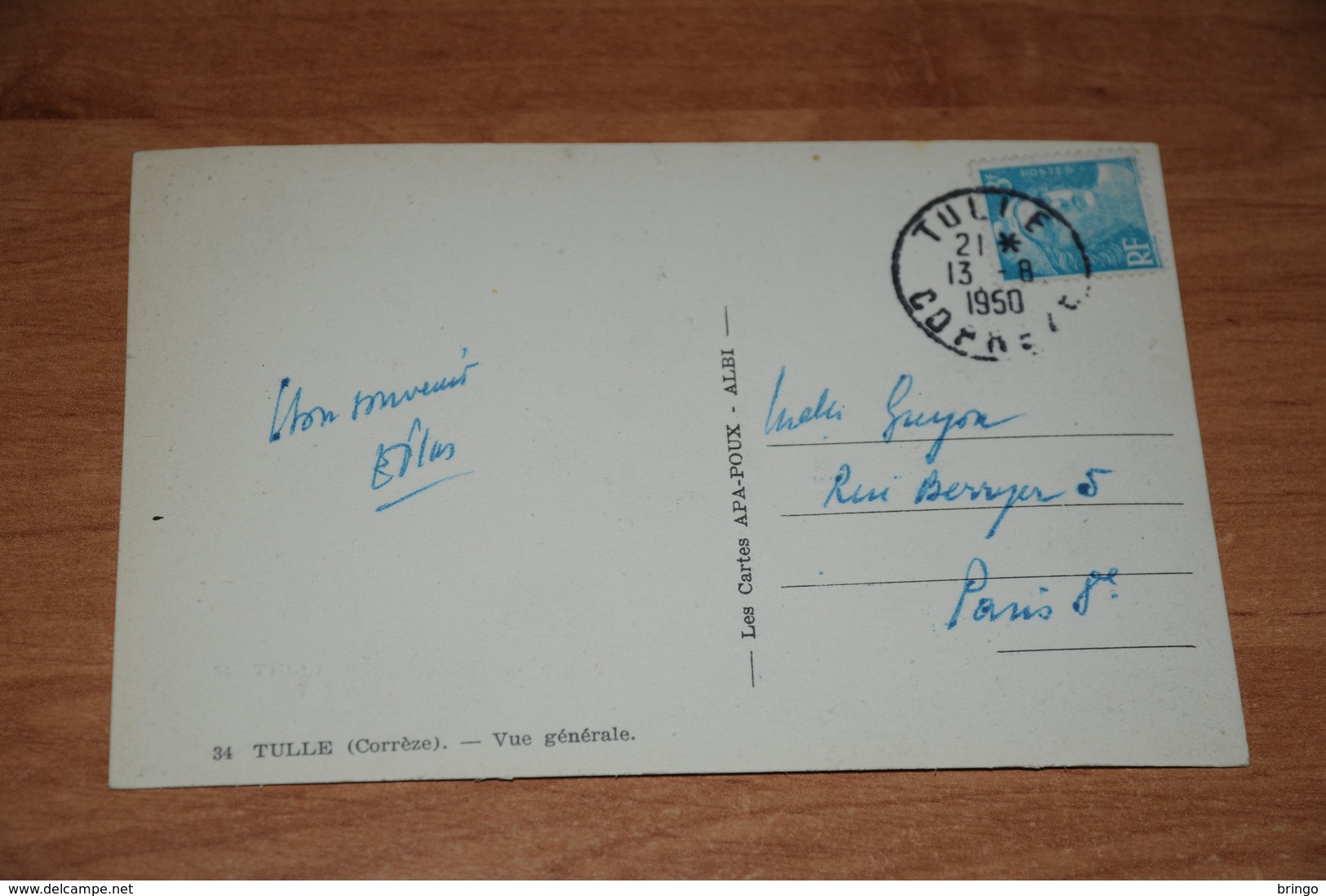 2257-          TULLE, VUE GENERALE - 1950 - Tulle