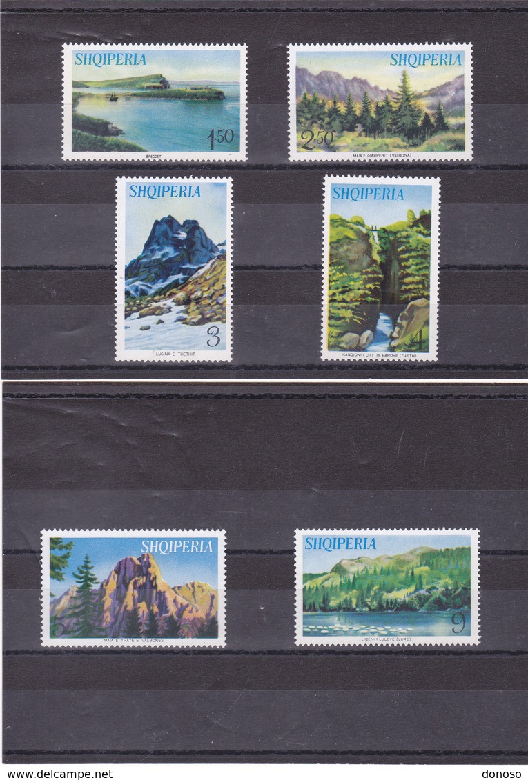 ALBANIE 1965 PAYSAGES Yvert 752-757 NEUF** MNH Cote : 45 Euros - Albanie