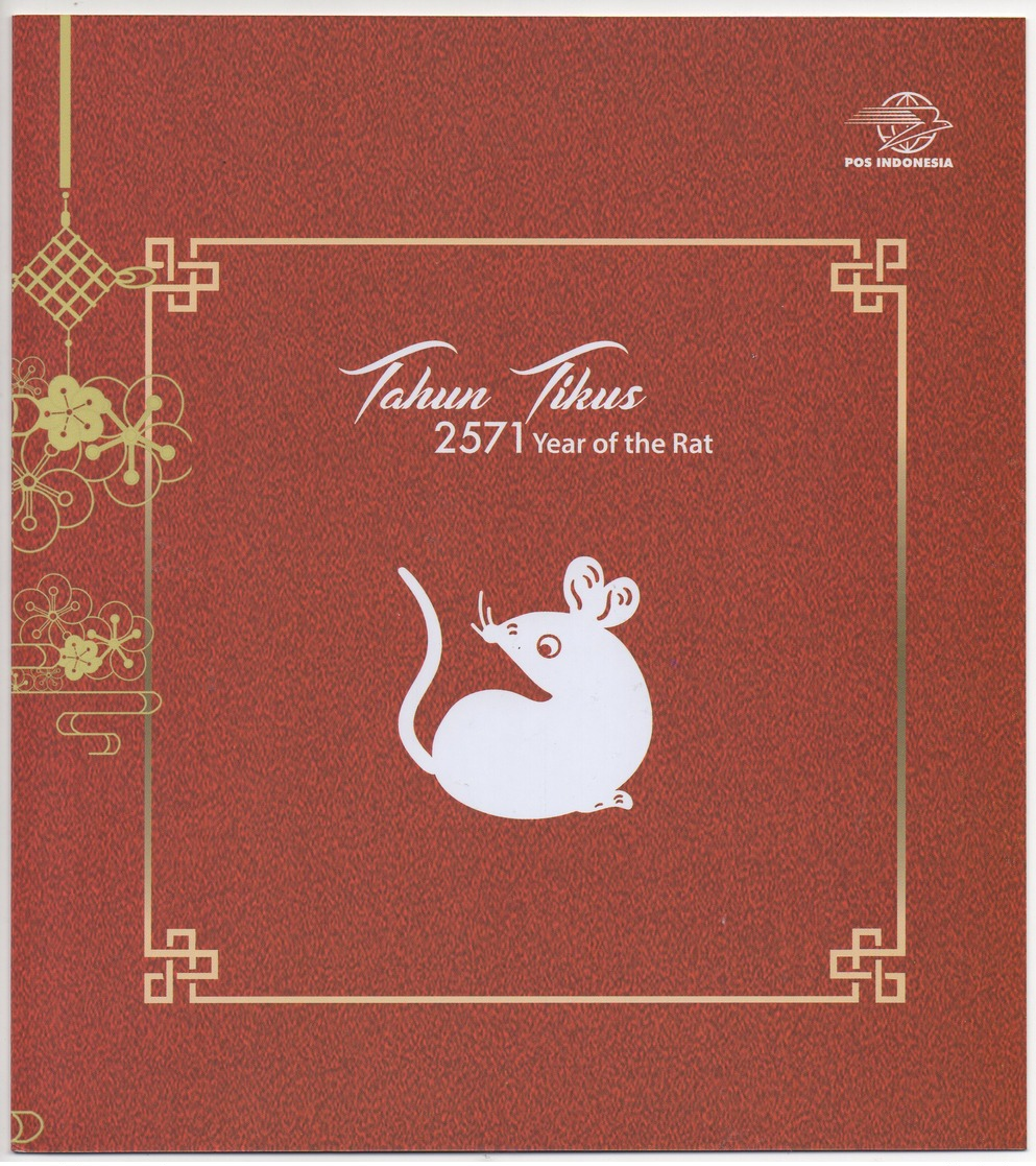 INDONESIA 2020 CHINA NEW YEAR RAT STAMPS PACK MNH - Indonesia