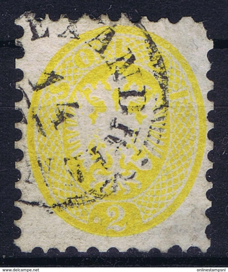 Lombardo-Veneto Sa 41 Mi 19 Used Obl. 1864 Used In Levant CDS Alexandria Egypt - Lombardo-Veneto