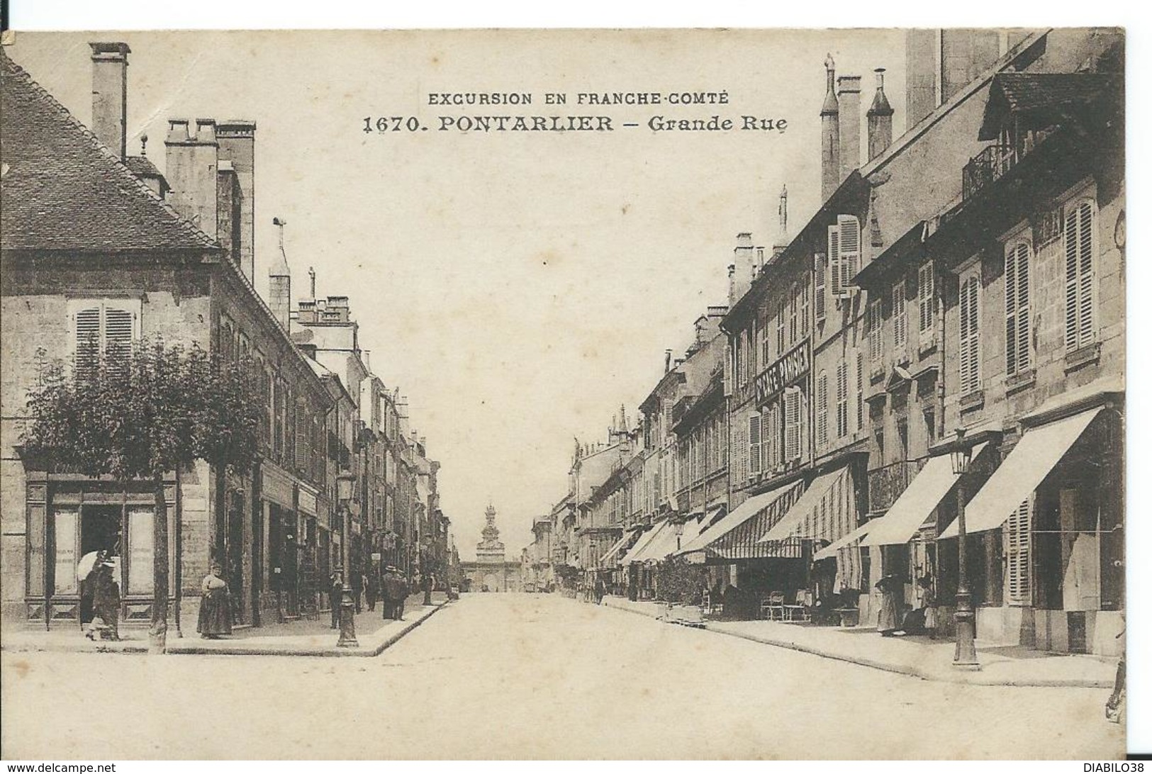PONTARLIER (DOUBS ) GRANDE RUE - Pontarlier